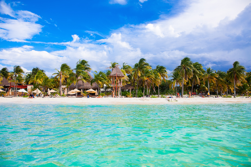 Cancun Beach in Mexico